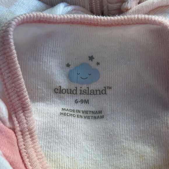 Cloud Island - set of 3 footed onesie sleepers - Picture 2 of 6